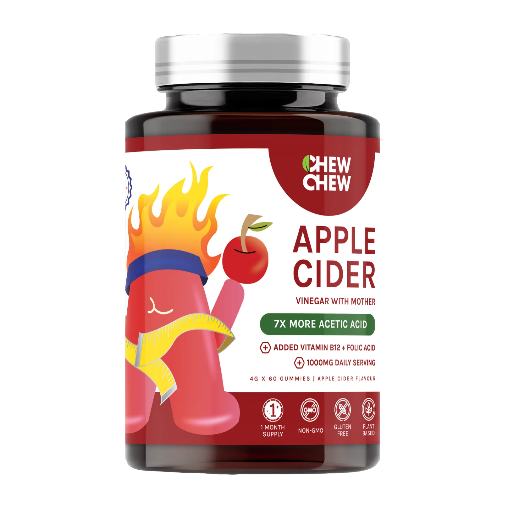 Apple Cider Vinegar Gummies by Chew Chew