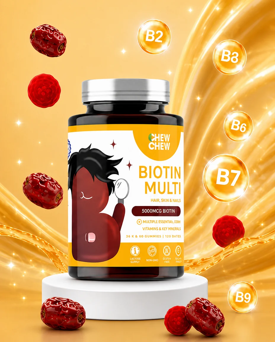 Chew Chew Biotin Multi Gummies bottle